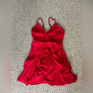 Meshki Red Dress - Size Small